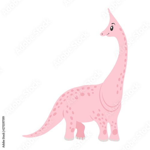 Dinosaur brachiosaurus cartoon