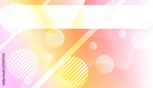 Abstract Background With Dynamic Effect. For Your Design Ad, Banner, Cover Page. Vector Illustration with Color Gradient.