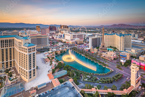 Fototapeta Naklejka Na Ścianę i Meble -  Las Vegas, Nevada, USA Skyline