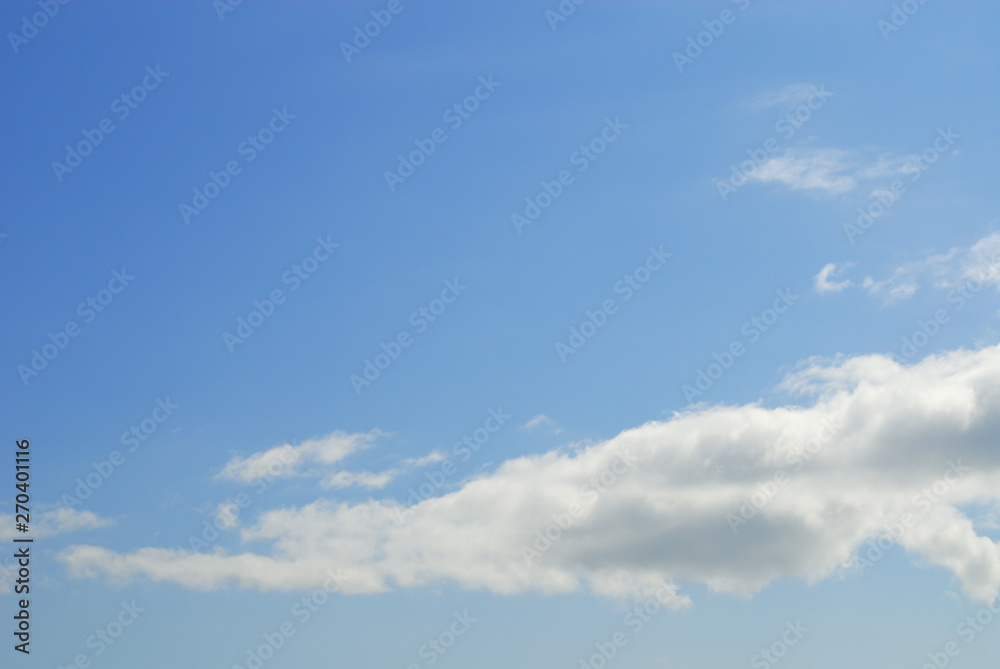 blue sky with clouds