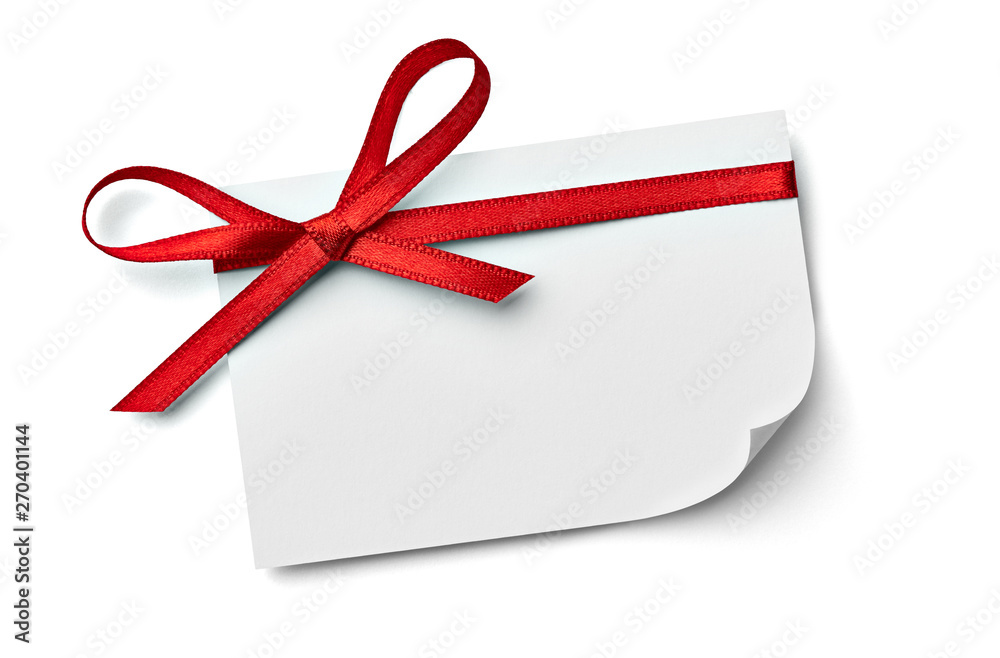 ribbon bow card note chirstmas celebration greeting ribbon bow card note chirstmas celebration greeting