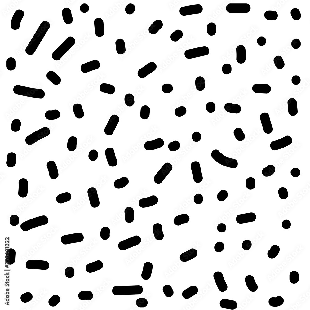 Black shapeless dots painted by hand with pensil. Decorative abstract backdrop background. Illustration. Black shapeless dots painted by hand with pensil. Decorative abstract backdrop background. Illustration.