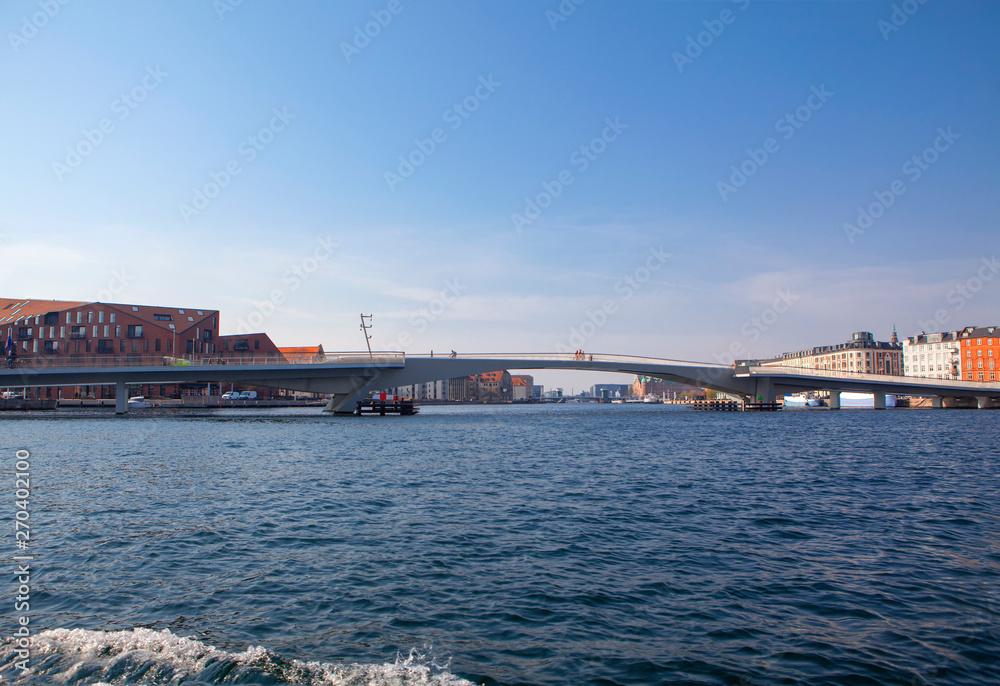 The Water Route through Copenhagen , Capital of Denmark 