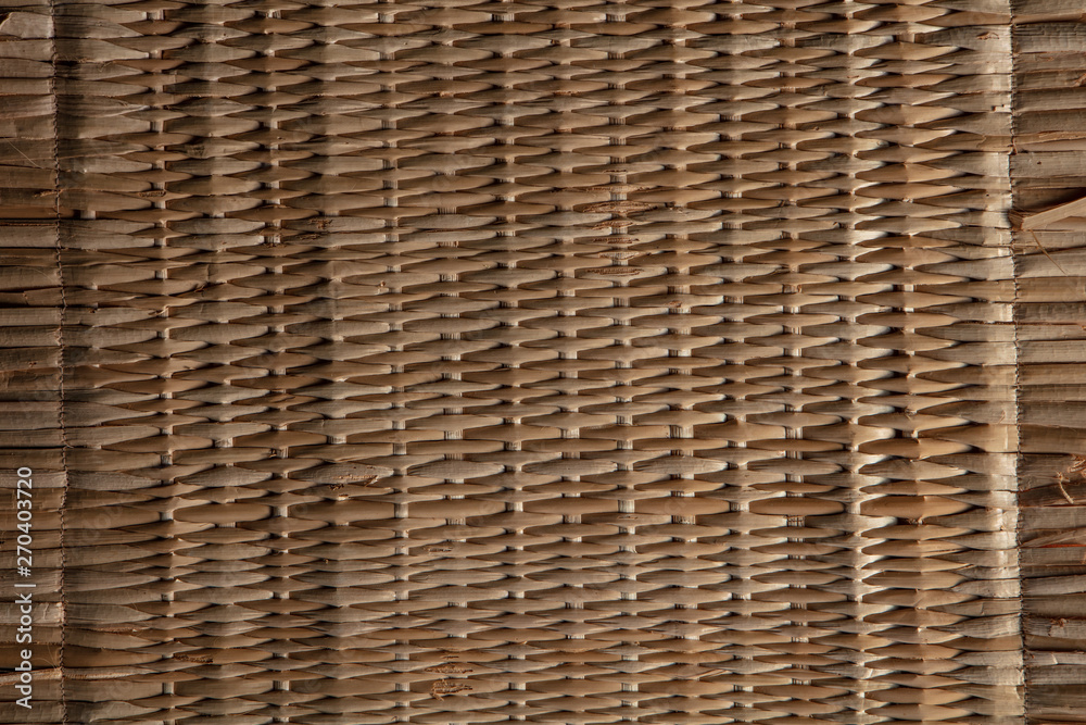 Wicker wood substrate surface. Texture Background Wicker wood substrate surface. Texture Background