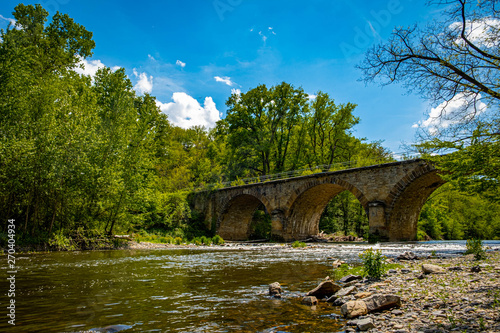 Bridge in france over allagnon river