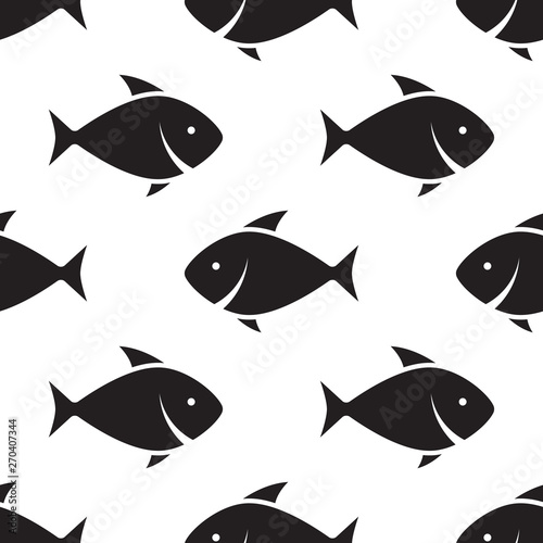 Fish seamless pattern.