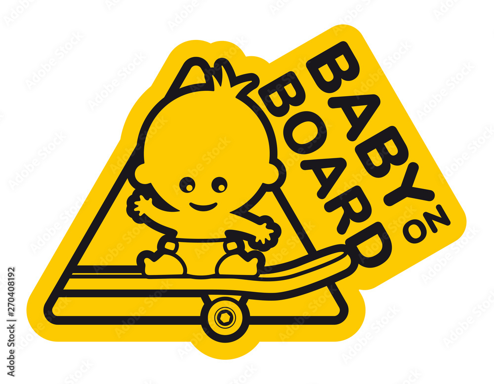 Baby On Board Sign Stock Vector (Royalty Free) 665065537