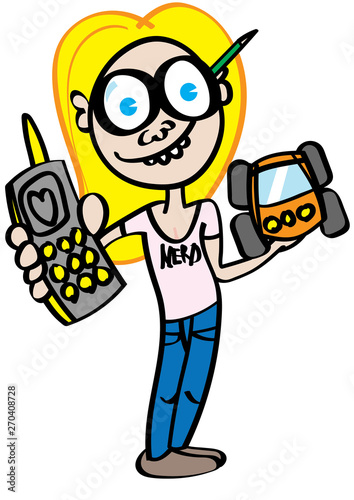 nerdy white girl character