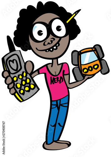 nerdy black girl character