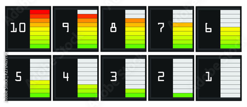 stopwatch icon, digital timer. Vector digital countdown. outline style designs designed for web apps and applications.
