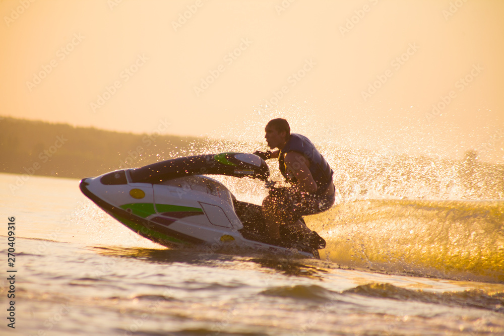 Jet Boat in motion