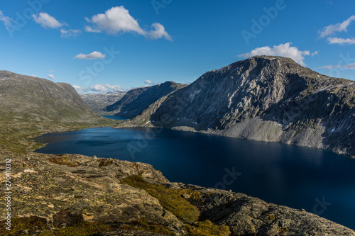 Djupvatnet lake, near the Dalsnibba plateau, in Norway