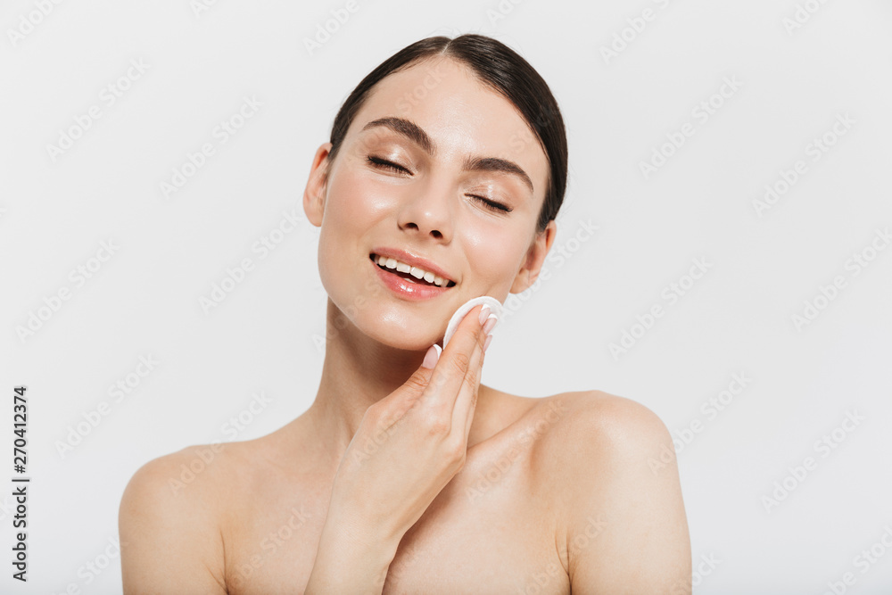 Beauty portrait of an attractive young brunette woman Beauty portrait of an attractive young brunette woman