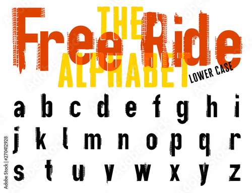 Offroad Lettering Free Ride