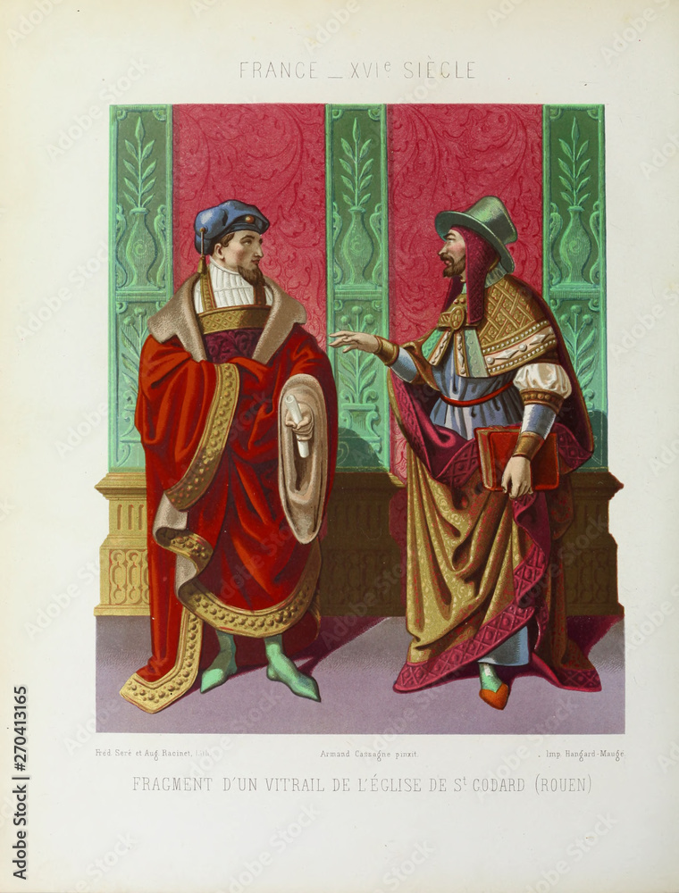 Obraz premium Medieval people