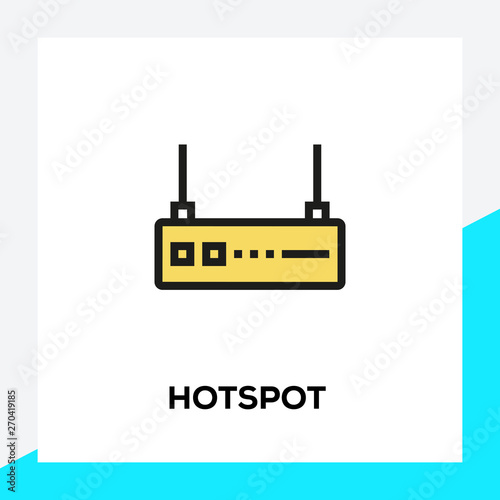 HOTSPOT LINE ICON SET