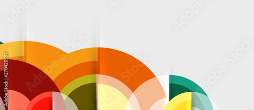Circular geometrical design template