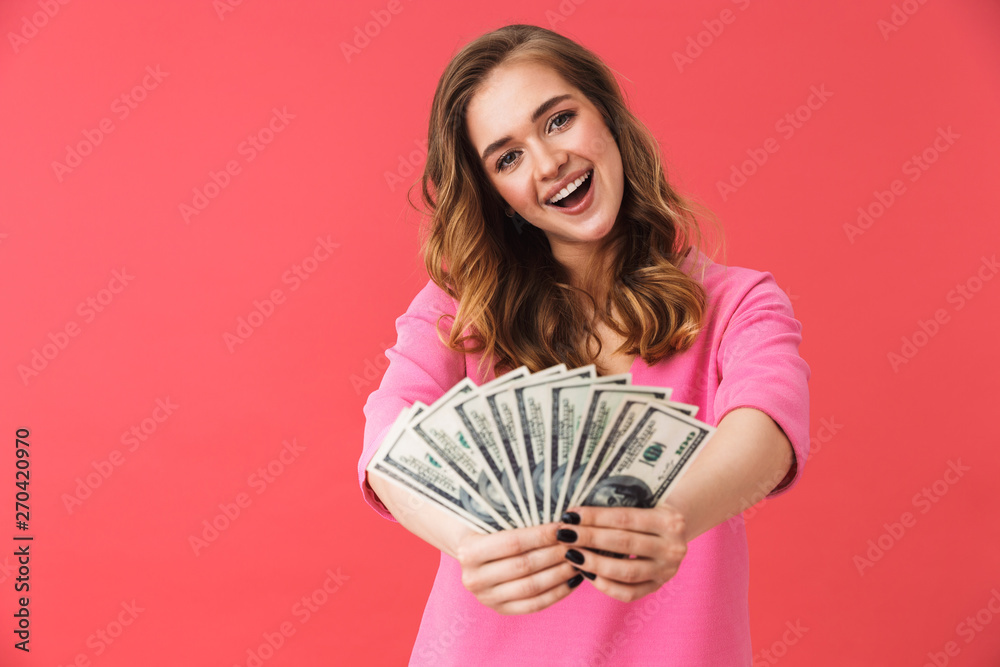 Beautiful young girl wearing casual clothes standing Beautiful young girl wearing casual clothes standing