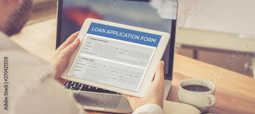 LOAN APPLICATION FORM CONCEPT