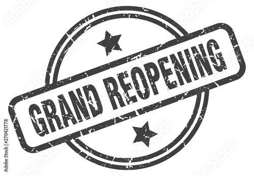 grand reopening stamp