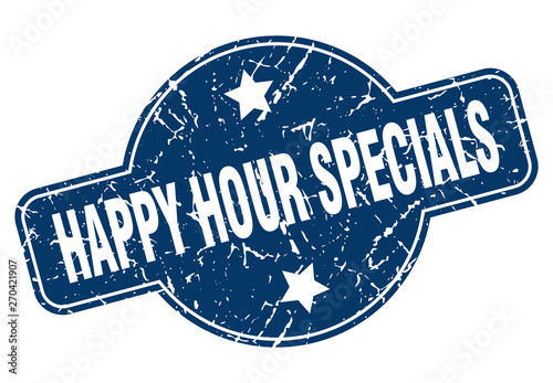 happy hour specials sign