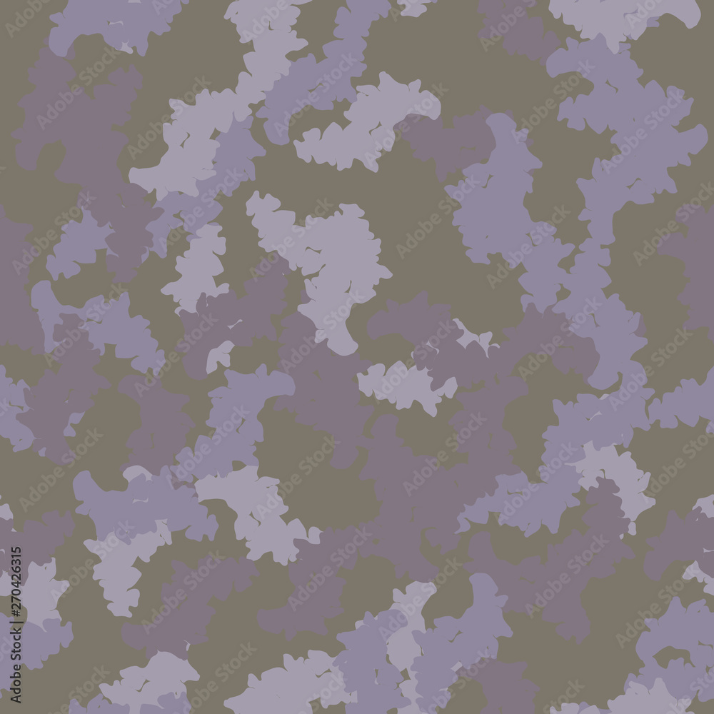 Urban UFO camouflage of various shades of grey, green, violet and pink colors Urban UFO camouflage of various shades of grey, green, violet and pink colors