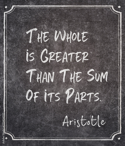 sum of its parts Aristotle