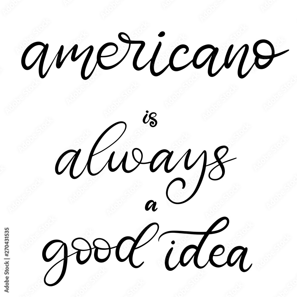 Black and white lettering vector illustration Black and white lettering vector illustration