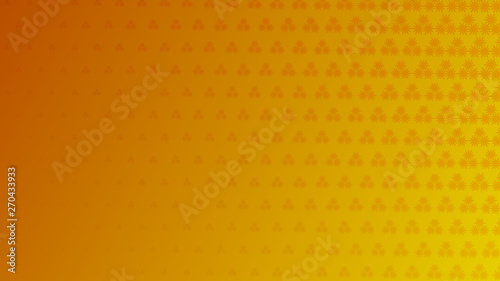 Abstract halftone background of small symbols in yellow colors