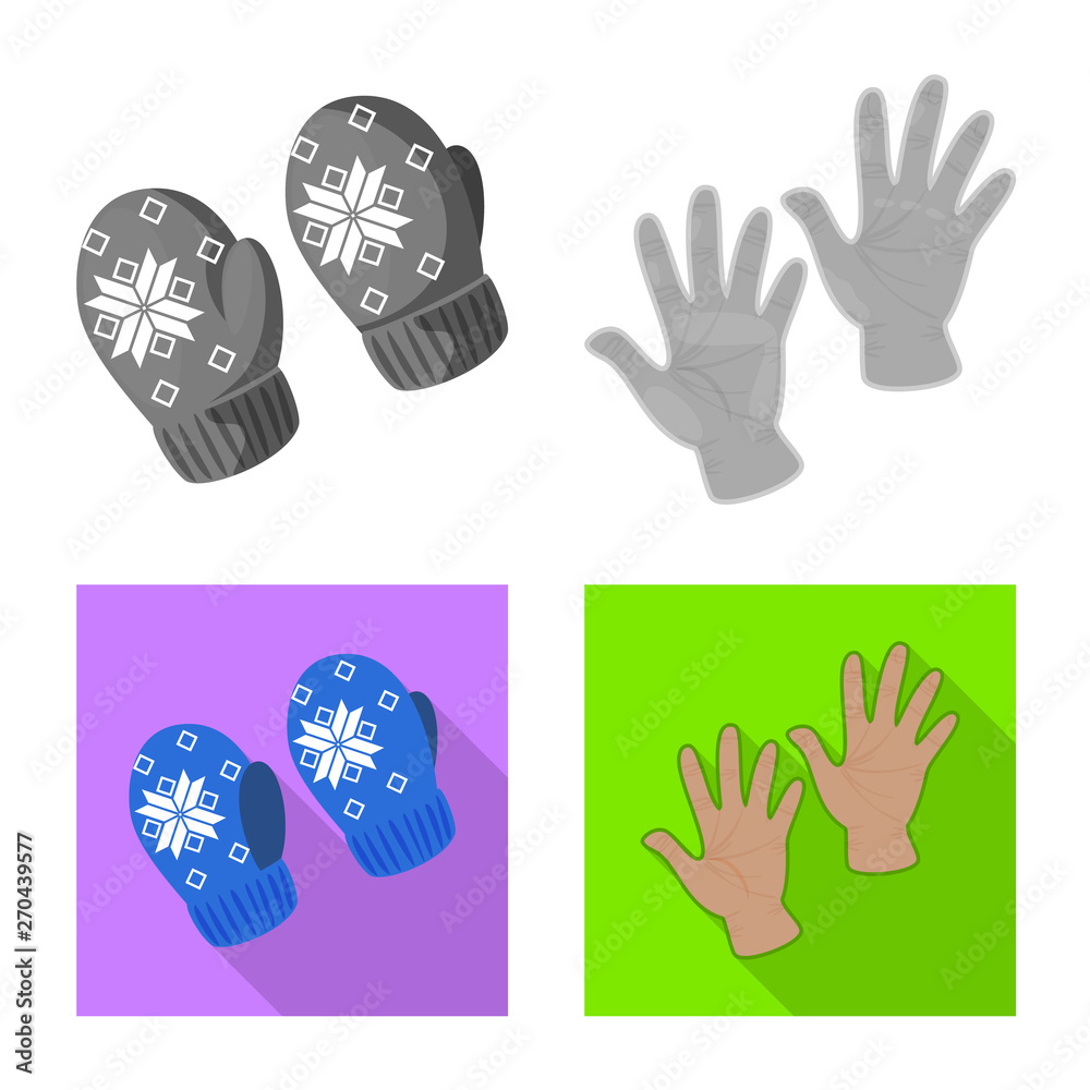 Obraz premium Isolated object of silhouette and safety sign. Set of silhouette and comfort stock vector illustration.