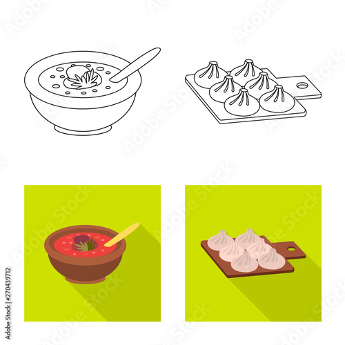 Vector design of culture and sightseeing icon. Collection of culture and originality stock vector illustration.