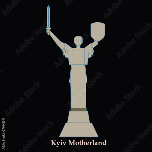 Icon motherland mother kiev ukraine