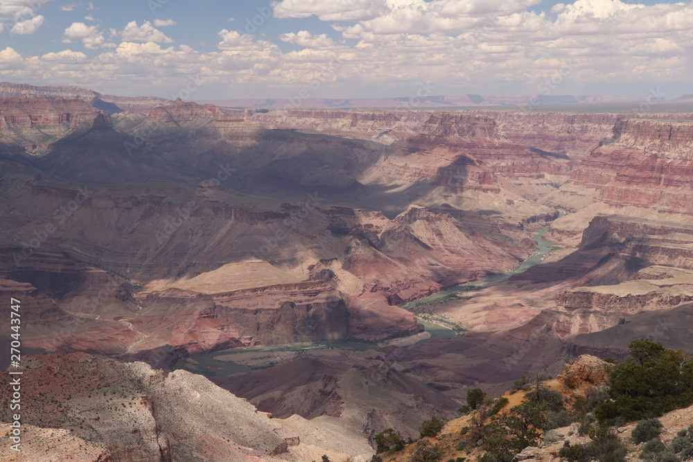 vue panoramique sur le grand canyon , état unis ,arizona  