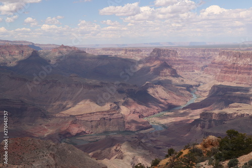 vue panoramique sur le grand canyon , état unis ,arizona 