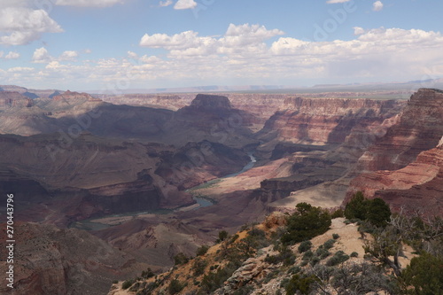 vue panoramique sur le grand canyon , état unis ,arizona 