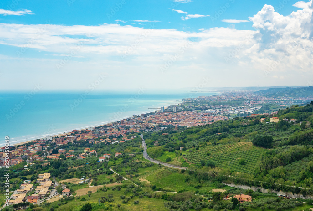 Silvi (Italy) - A small hilltop village with views of the Adriatic Sea, in the province of Teramo, Abruzzo region.