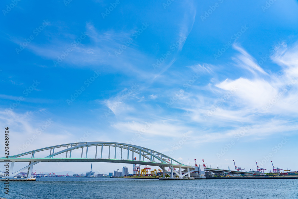 Naklejka premium 此花区 周辺の風景