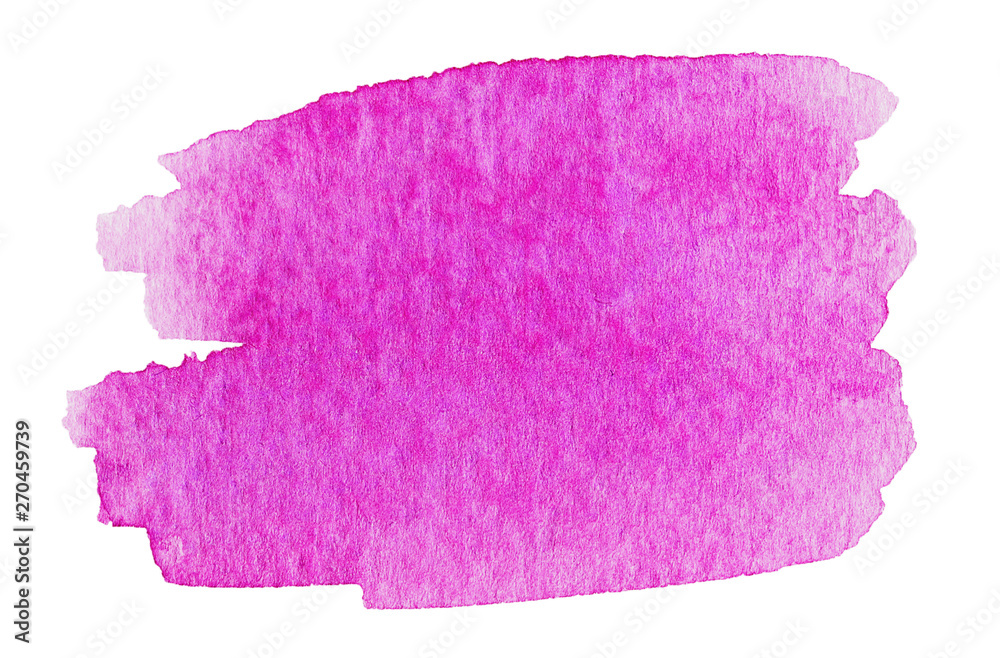 Abstract watercolor paint splash hand drawn isolated strokes with paper texture on white background Abstract watercolor paint splash hand drawn isolated strokes with paper texture on white background