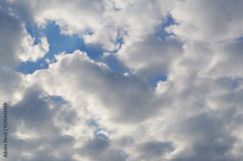Obraz premium blue sky with white clouds