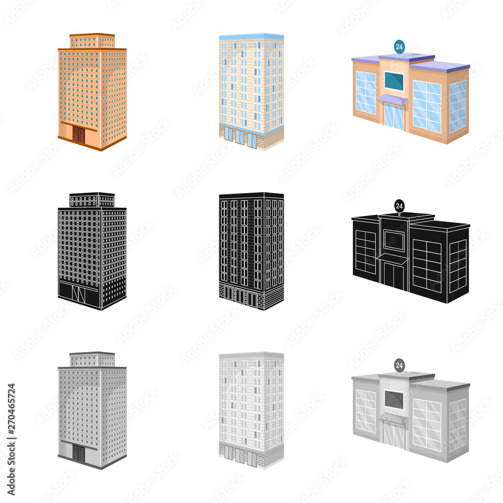 Isolated object of construction and building sign. Set of construction and estate vector icon for stock. Isolated object of construction and building sign. Set of construction and estate vector icon for stock.