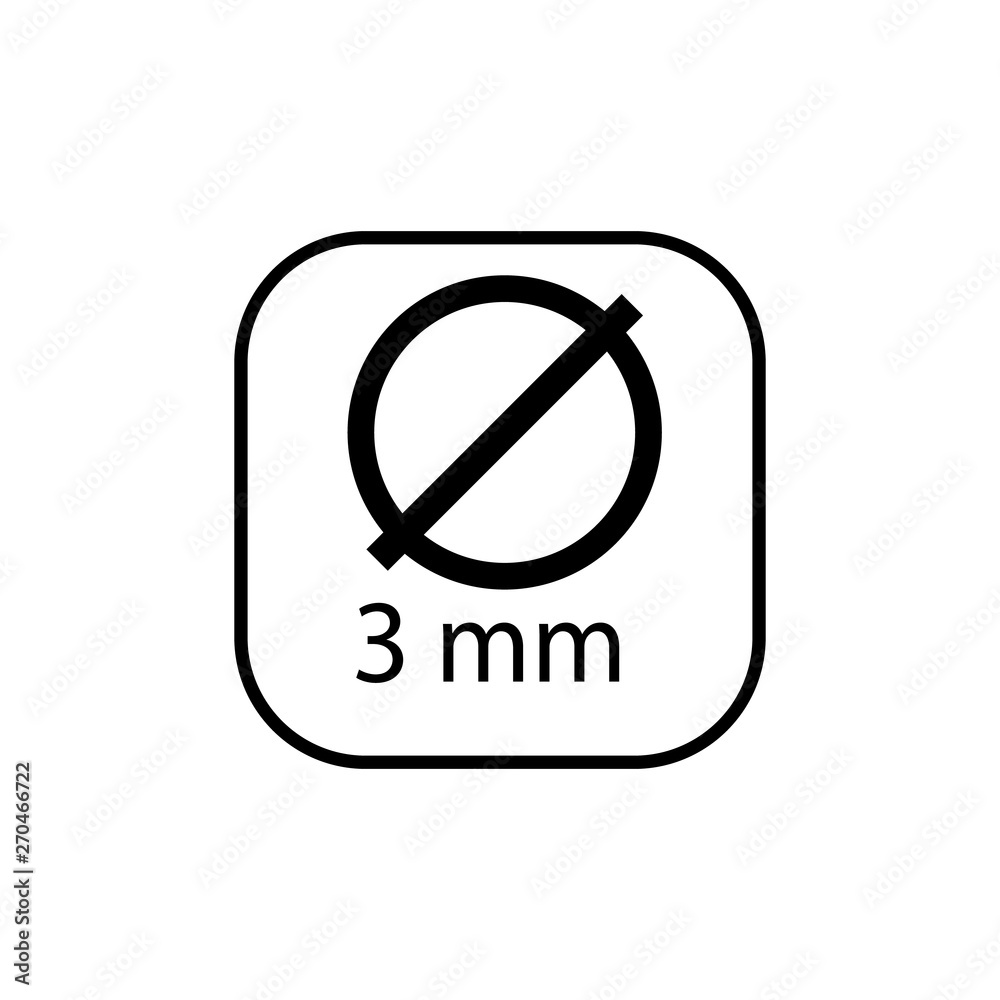 Circle diameter line icon. linear style sign for mobile concept and web design. Diameter measure outline vector icon. Symbol, logo illustration. Pixel perfect vector graphics Circle diameter line icon. linear style sign for mobile concept and web design. Diameter measure outline vector icon. Symbol, logo illustration. Pixel perfect vector graphics