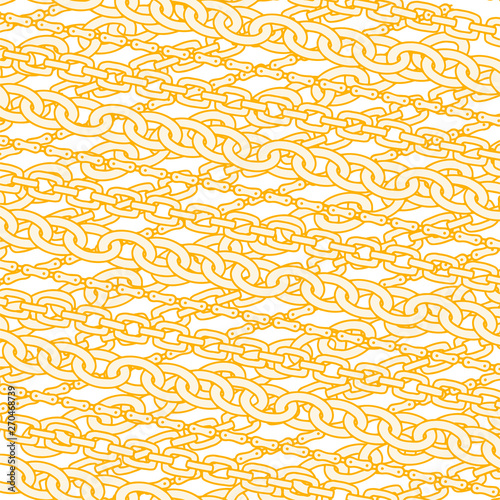 Chain pattern for decorative design. Decorative stripe background. Fashion print hand drawn texture.