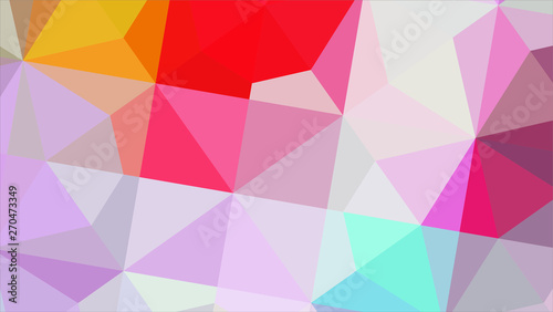 Geometric design. Colorful gradient mosaic background. Geometric triangle  mosaic  abstract background. Mosaic  color background. Mosaic texture. The effect of stained glass. EPS 10 Vector