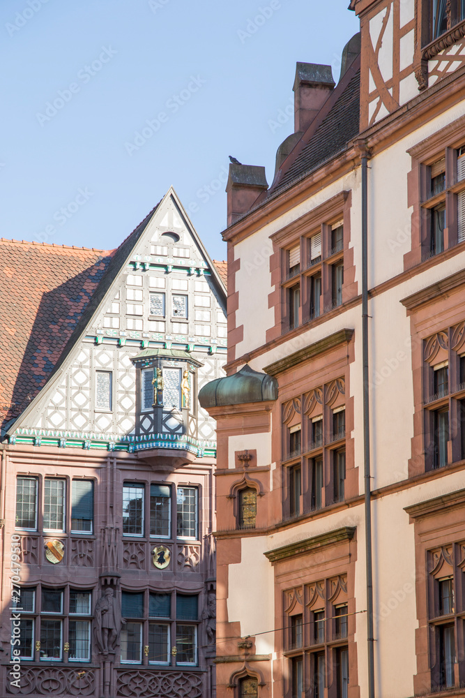Obraz premium Cityscape in Freiburg on April 20, 2017 Germany
