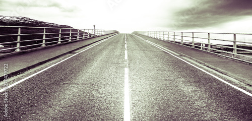 Isle of Skye - Skye Bridge and road towards sky