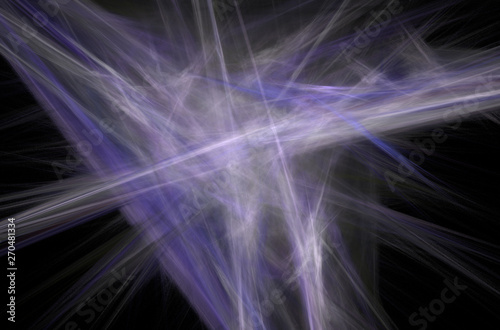 Beautiful banner with white purple blue lines on green background for decoration design.