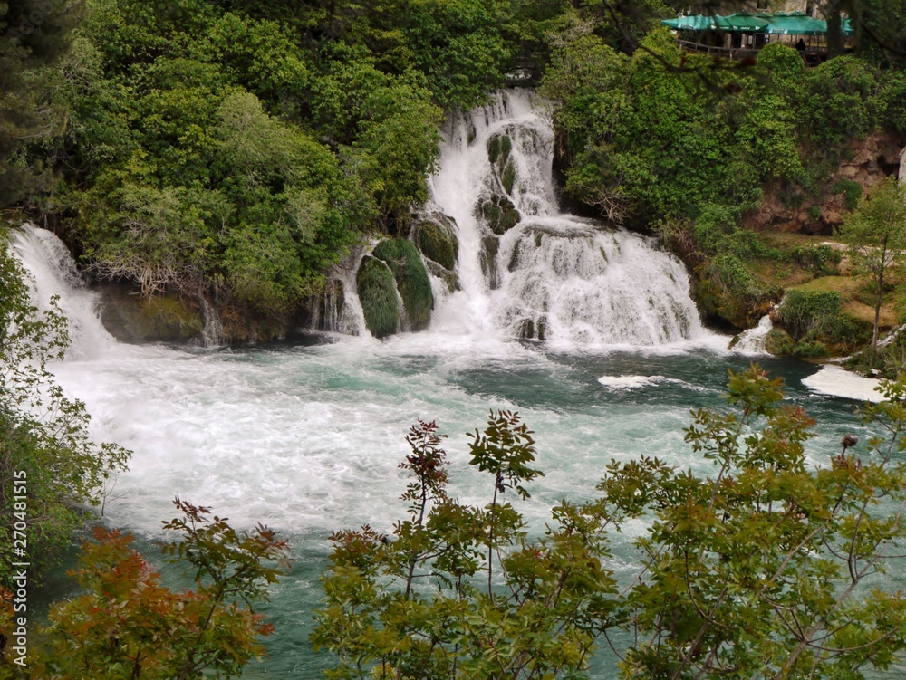 Wasserfälle im Naturschutzgebiet Krka Wasserfälle im Naturschutzgebiet Krka