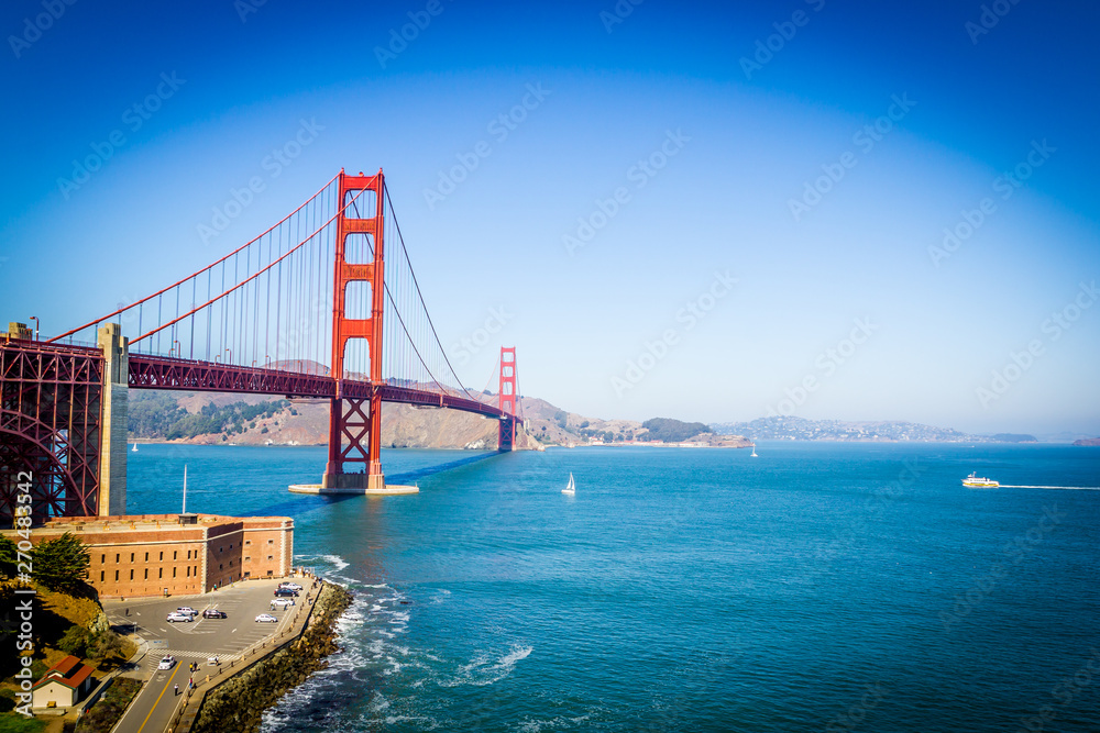 Naklejka premium Golden Gate Bridge San Francisco USA