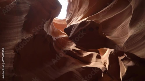 Sandy rocky canyon of Antelope