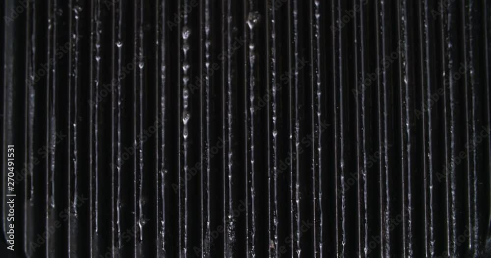 brushing oil on grill brushing oil on grill